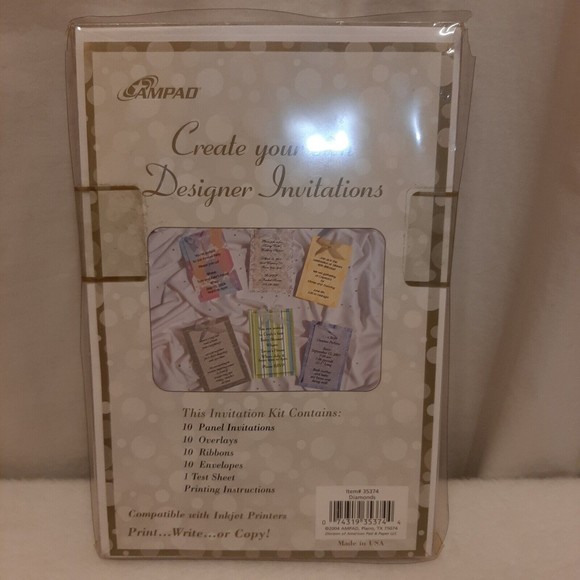 10 Create Your Own Designer Invitations With Overlays By AMPAD NIP Diamonds - Picture 2 of 10